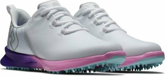 Damskie buty golfowe Footjoy FJ Fuel Sport Womens Golf Shoes White/Purple/Pink 38 - 4