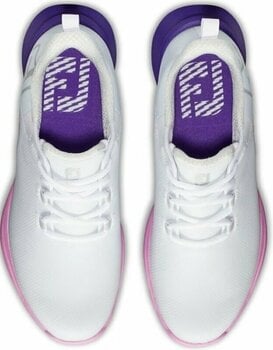 Chaussures de golf pour femmes Footjoy FJ Fuel Sport Womens Golf Shoes White/Purple/Pink 38 - 6