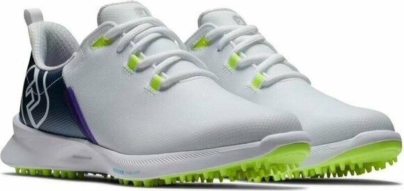 Dámske golfové boty Footjoy FJ Fuel Sport Womens Golf Shoes White/Pink/Blue 37 - 4
