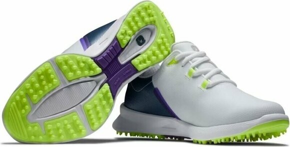 Chaussures de golf pour femmes Footjoy FJ Fuel Sport Womens Golf Shoes White/Pink/Blue 37 - 5