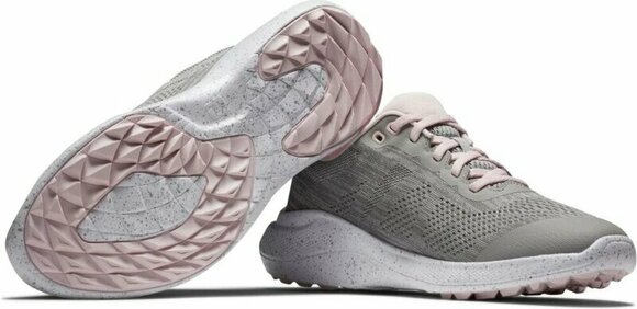 Calçado de golfe para mulher Footjoy Flex Womens Golf Shoes Grey/Pink 36 - 5