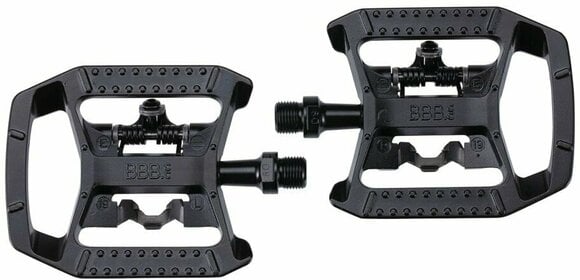 Clipless Pedals BBB DualChoice Black Clip-In Pedals - 4