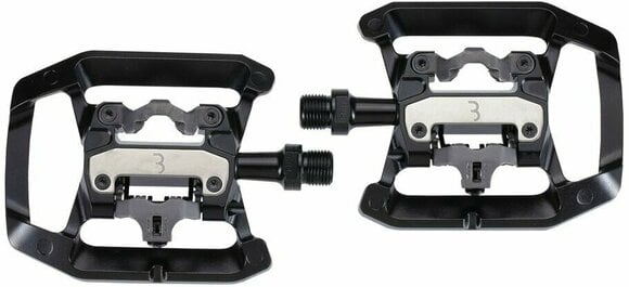 Clipless Pedals BBB DualChoice Black Clip-In Pedals - 6