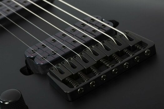 7-string Electric Guitar Schecter Damien-7 Left Handed Satin Black (Pre-owned) - 7