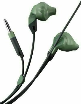 En la oreja los auriculares JBL Grip 100 Olive - 2