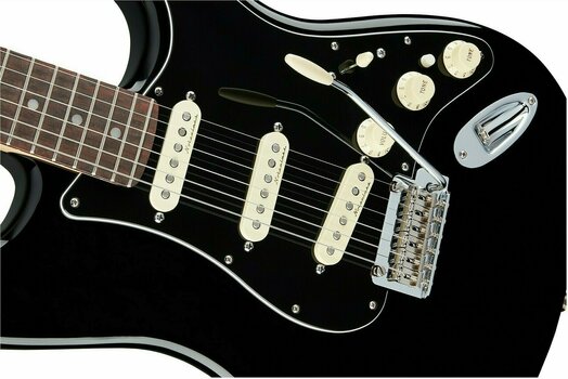 Elektrische gitaar Fender Deluxe Stratocaster RW Black - 3