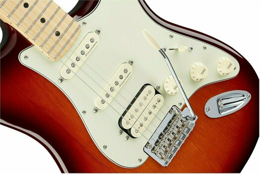Elektrische gitaar Fender Deluxe Stratocaster HSS MN Tobacco Burst - 3