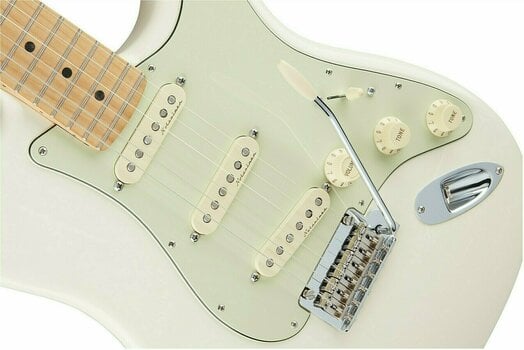 Elektrická kytara Fender Deluxe Roadhouse Stratocaster MN Olympic White - 3