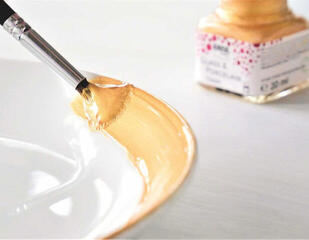 Porcelænsmaling Kreul Classic Metallic Set Sæt med maling til glas og porcelæn Metallic 6 x 20 ml - 1