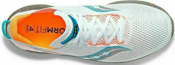 Road running shoes Saucony Kinvara 14 Mens Shoes White/Gravel 42 Road running shoes - 3