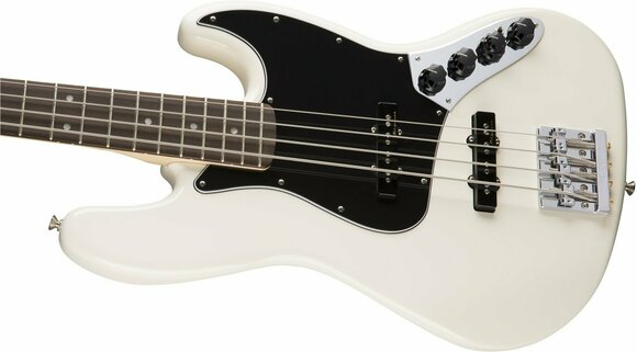 4-strängad basgitarr Fender Deluxe Active Jazz Bass, RW, Olympic White - 3