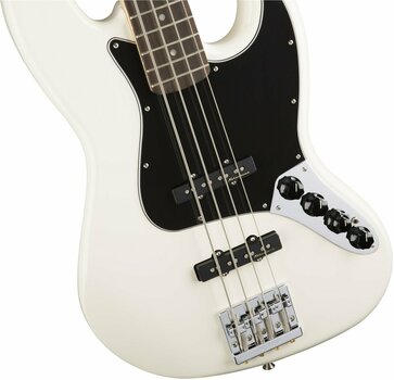 Elektrische basgitaar Fender Deluxe Active Jazz Bass, RW, Olympic White - 5