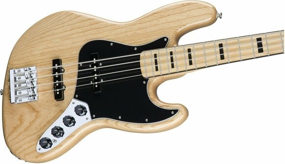 Basso Elettrico Fender Deluxe Active Jazz Bass, MN, Natural - 4