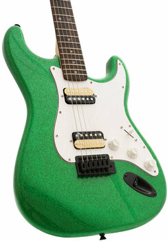 Електрическа китара Fender Squier Affinity Strat Sparkle with Tremolo, RW, Candy Green LTD - 2