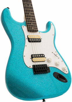 Electric guitar Fender Squier Affinity Strat Sparkle with Tremolo, RW, Candy Blue LTD - 4