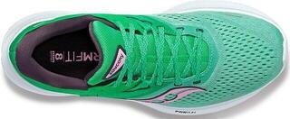 Løbesko til vej og asfalt Saucony Ride 16 Womens Sprig/Peony 36 Løbesko til vej og asfalt - 2