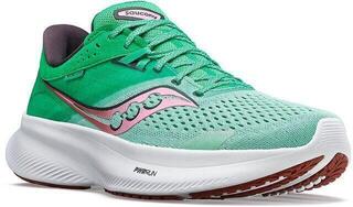 Løbesko til vej og asfalt Saucony Ride 16 Womens Sprig/Peony 36 Løbesko til vej og asfalt - 4