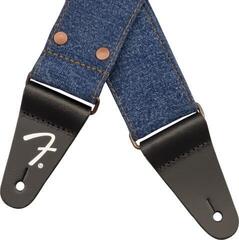 Textile guitar strap Fender Wrangler Denim Strap Indigo Textile guitar strap - 1