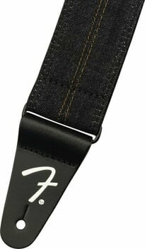 Textile guitar strap Fender Wrangler Denim Strap Washed Black - 3