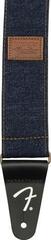 Gitaarriem Fender Wrangler Logo Denim Strap Gitaarriem Dark Indigo - 3