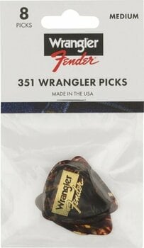 Pick Fender Wrangler 351 Celluloid Picks Medium Pick - 2