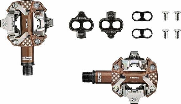 Clipless Pedals Look X-Track Gravel Edition Bronze Clip In Pedal - 3