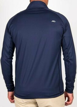 Hoodie/Sweater Kjus Mens Curve Half Zip Atlanta Blue 50 - 2