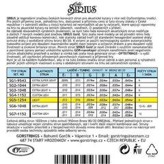 Akusztikus gitárhúrok Gorstrings SIRIUS Gold SG5-1254 Akusztikus gitárhúrok - 1