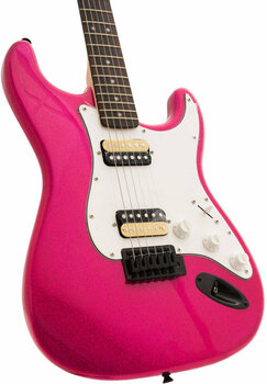 Elektrische gitaar Fender Squier Affinity Strat Sparkle with Tremolo, RW, Candy Pink LTD - 3