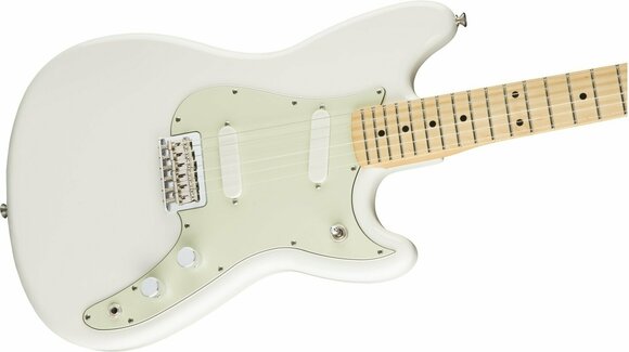 Elektrische gitaar Fender Duo-Sonic Maple Fingerboard Aged White - 4