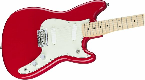 Elektromos gitár Fender Duo-Sonic Maple Fingerboard Torino Red - 4