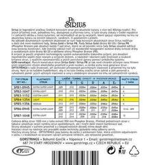 Guitar strings Gorstrings Sirius SPB4-1254 Guitar strings - 1