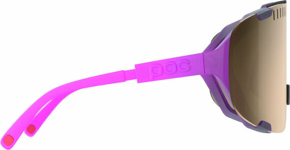 Колоездене очила POC Devour Fluorescent Pink/Uranium Black Translucent/Brown Silver Колоездене очила - 3