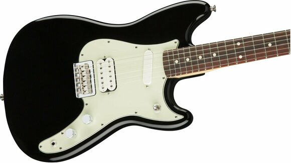 Elektrische gitaar Fender Duo-Sonic HS RW Black - 4