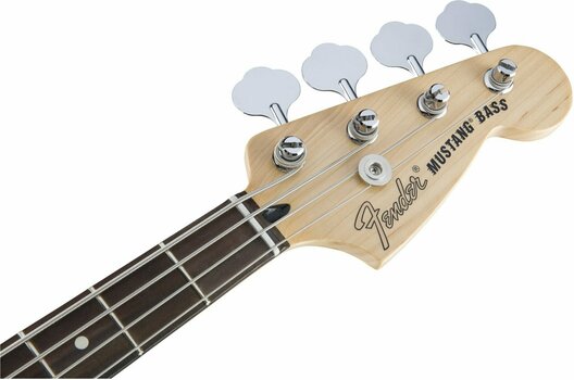 Elektrische basgitaar Fender Mustang Bass PJ, RW, Olympic White - 7