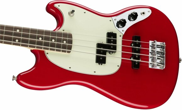 Bajo de 4 cuerdas Fender Mustang Bass PJ RW Torino Red - 3