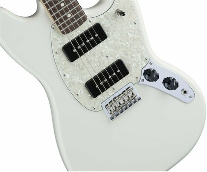 Električna gitara Fender Mustang 90 RW Olympic White - 4