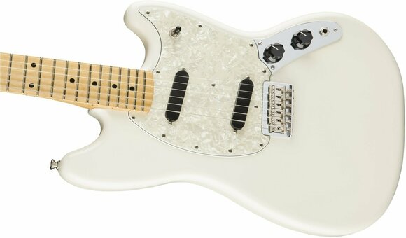 Electric guitar Fender Mustang Maple Fingerboard Olympic White - 3