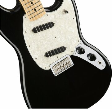 Elektrisk guitar Fender Mustang MN Sort - 5