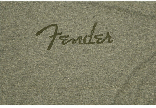 T-Shirt Fender Premium Distressed Logo Sage L - 2