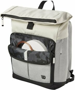 Tennis Bag Wilson Lifestyle Foldover Backpack 2 Grey Blue Tennis Bag - 3