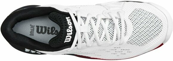 Herren Tennisschuhe Wilson Rush Pro Ace Mens Tennis Shoe White/Black/Poppy Red 44 2/3 Herren Tennisschuhe - 5