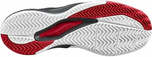 Moški teniški copati Wilson Rush Pro Ace Mens Tennis Shoe White/Black/Poppy Red 44 2/3 Moški teniški copati - 6