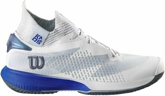 Men´s Tennis Shoes Wilson Kaos Rapide Sft Clay Mens Tennis Shoe White/Sterling Blue/China Blue 42 Men´s Tennis Shoes - 2