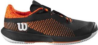 Moški teniški copati Wilson Kaos Swift 1.5 Mens Tennis Shoe Black/Phantom/Shocking Orange - 4