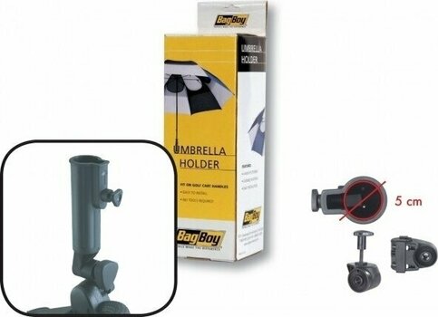 Accessorio per carrelli BagBoy Umbrella Holder XL Black - 2