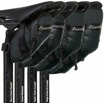 Bolsa de bicicleta Lizard Skins Cache Saddle Bag Black XL 1,1 L - 2