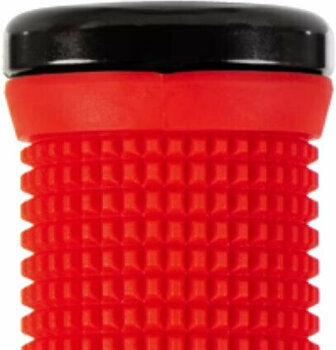 Grips Lizard Skins Machine Single Clamp Lock-On Candy Red/Black 31.0 Grips - 2