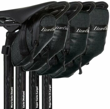 Saco para bicicletas Lizard Skins Cache Saddle Bag Black S 0,4 L - 2