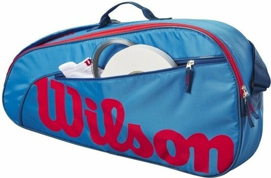 Tennis Bag Wilson Junior 3 Pack 3 Blue/Orange Tennis Bag - 3